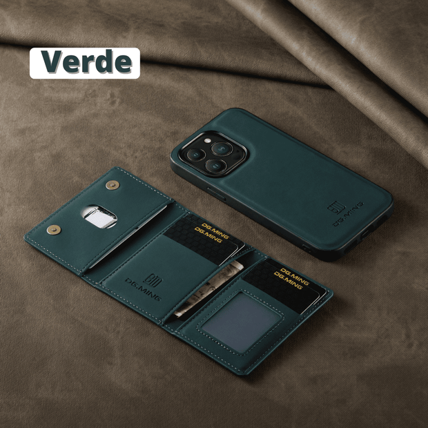 Capa de couro 2 em 1 com Carteira - (Compre 1 e Ganhe a Carteiraš„)