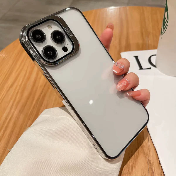 Capa para iPhone com suporte invisível e protetor de lente (Exclusiva🔥)