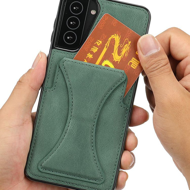 Capa de suporte de slot de cartão de luxo para Samsung