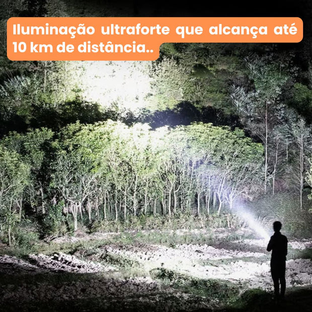 Lanterna Tática UltraPower X Titanium – Potência e Resistência Inigualáveis!