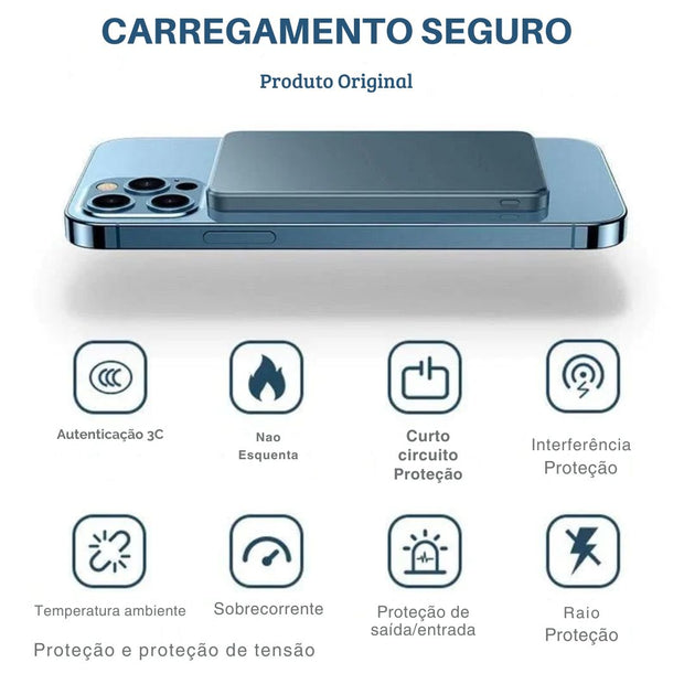 Carregador Portátil Original MaxLux - Power Bank 5000mah