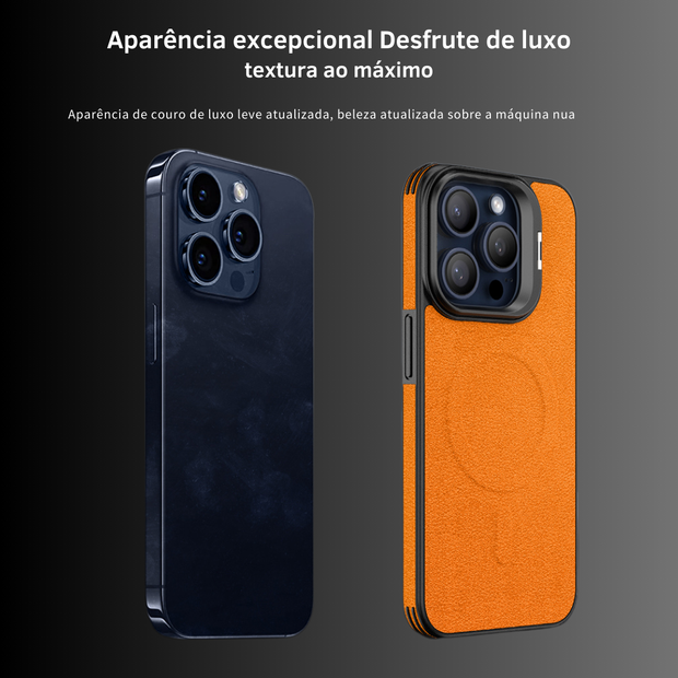 Case Couro Matte Magsafe Iphone