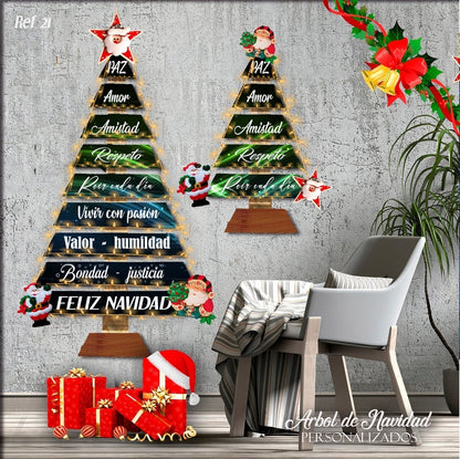 ÁRBOL DE NAVIDAD🎄(INCLUYE LUCES Y 3 ADORNOS NAVIDEÑOS)